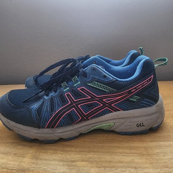 ASICS GEL-Venture 7 Peacoat Athletic Running Sneaker Shoes Womens Sz 8 - Picture 5 of 13